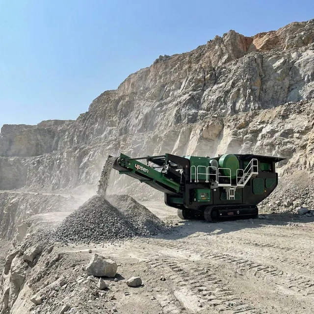 UPSEN UJC106 tracked jaw crusher
